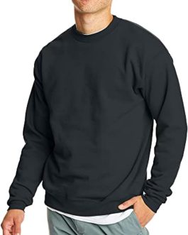 Hanes Men's EcoSmart Fleece, Pullover Crewneck Sweatshirt, 1 or 2 Pack